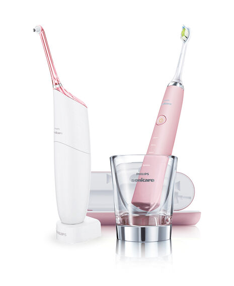 Sonicare DiamondClean Pink and AirFloss Pink Bundle Pack
